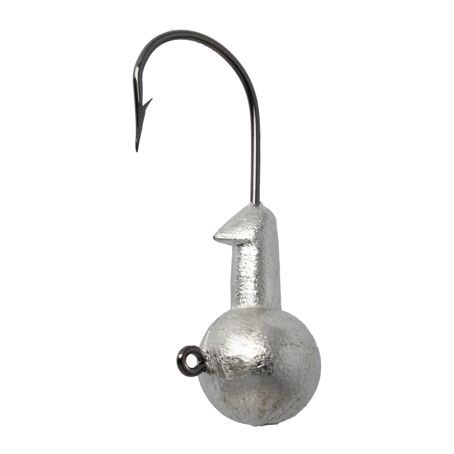 Eagle Claw Non-Lead Tin Ball Head Fishing Jig, Unpainted, 3/8 oz.