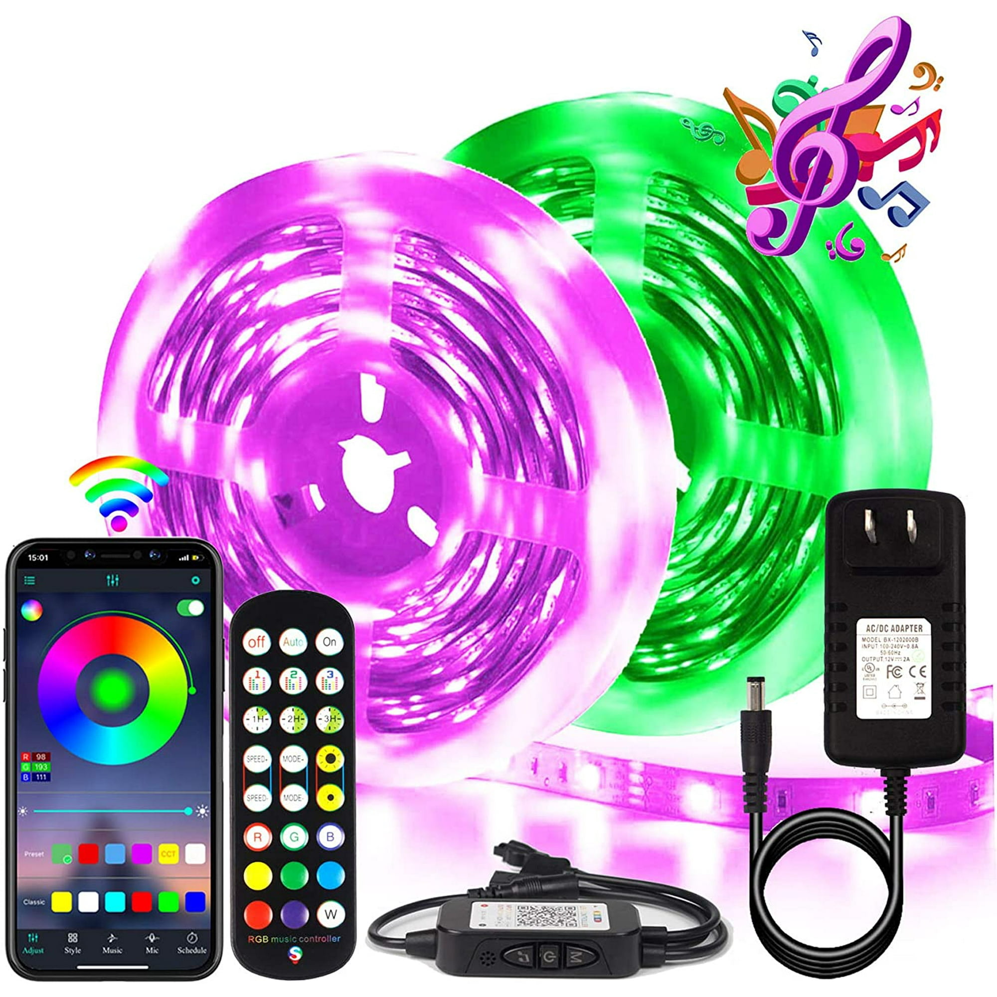 How To Connect Duoco Strip Lights Music