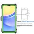 thumbnail image 6 of Takfox Case For Samsung Galaxy A15 5G ,Shockproof Heavy Duty Rugged Locking Swivel Holster Belt Clip Kickstand Full Body Hard Shell Phone Cover Case,Green, 6 of 7