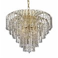 thumbnail image 1 of Elegant Lighting Falls 25" 6 Light Royal Crystal Chandelier, 1 of 1