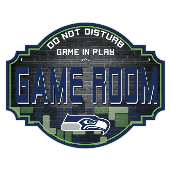 Seattle Seahawks 12'' Game Room Tavern Sign