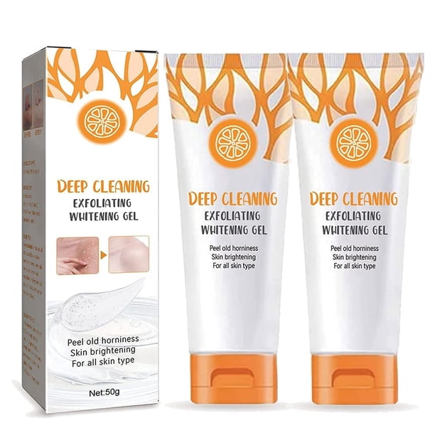 Exfoliante en Gel Kwiphiny Gmeelan Naranja Limpieza Profunda y Blanqueamiento para Rostro y Cuerpo