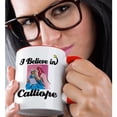 thumbnail image 2 of 3dRose, I Believe In Calliope, 11oz Two-Tone Red Mug, 2 of 7