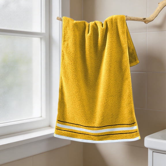 MMJ Extra Large Thick Towel 100 Cotton Absorbent Soft Multicolor for Bath Home Wipe Face Hands Body 15.7x35.4in