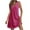 Hot Pink, variant on Ahuyic Womens Casual Dress,Womens Plus Size Dress,Womens Summer Comfortable And able Pocket Solid Color Sleeveless V-Neck Dress,Yellow,M