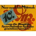 thumbnail image 3 of Lucian Bernhard 14x11 Black Modern Framed Museum Art Print Titled - Only Until Wednesday, December 10th, the German Spar Premium Bond Can Be Drawn (1917), 3 of 5
