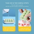 thumbnail image 3 of 8 Grids Macaron Plastic Ice Cube Tray Stackable Checkered Box with Lidded,DIY Summer Cool Drink, 3 of 4