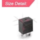 thumbnail image 2 of 4 Pin 12V 30A Relay Multi-Purpose Automotive Relay Heavy Duty Standard Relay for Car Motor, Auto Universal Replacement Accessories, 2 of 5