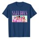 thumbnail image 1 of Pop cazadora para niña Demon Hunters Boys Girls Fashion Round-Neck Group Panels T Shirt （Navy）, 1 of 3