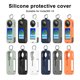 thumbnail image 2 of Funda protectora de silicona para cámara de acción portátil Insta360 X5, a prueba de golpes, funda protectora con anillo de metal, accesorios para cámaras deportivas., 2 of 8