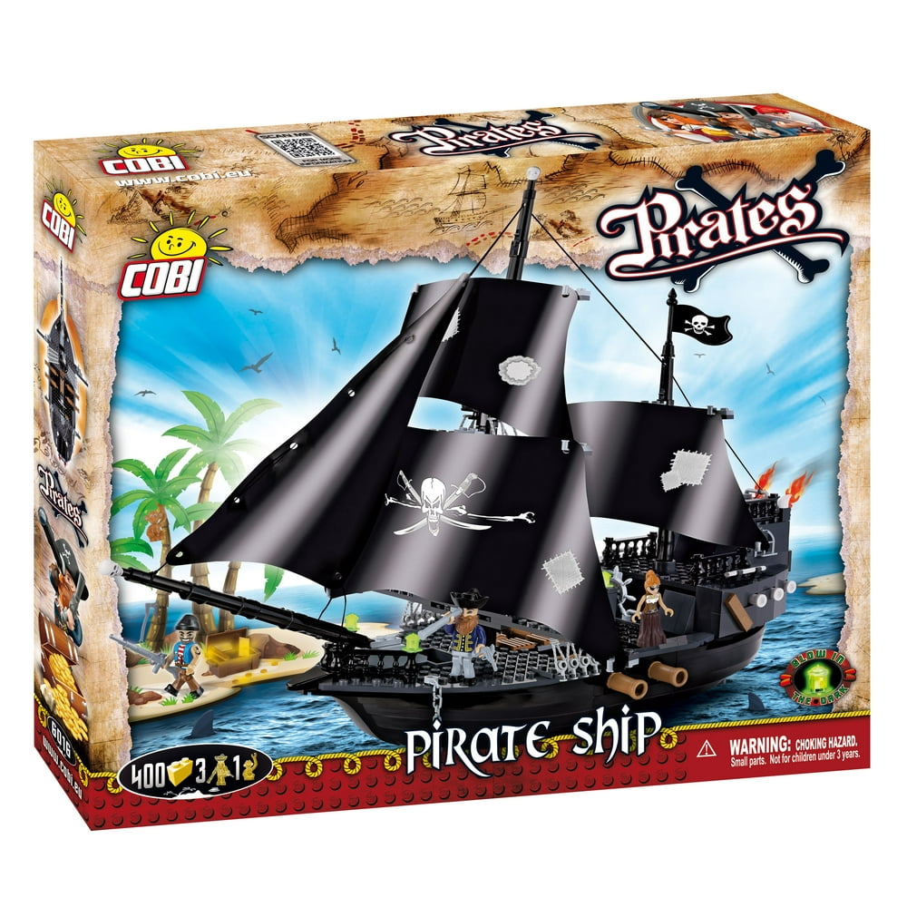 COBI Pirates Pirate Ship Building Kit 400 Piece Construction Blocks