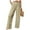 Beige（womens pants）, variant on ZHYou Womens Pants,Baggy,High Waist,Pleated,Wide Leg Trousers,Button Closure,Loose Fit Casual Pants,Beige,Size L