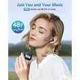 thumbnail image 4 of Wireless Earbuds Bluetooth 5.4 Headphones, Ear Buds with Touch Screen, ANC/ENC Noise Cancelling Transparency Mode, 50H Stereo Deep Bass, IPX7 Waterproof, Clear Calls, 5 EQ for iOS Android, 4 of 11