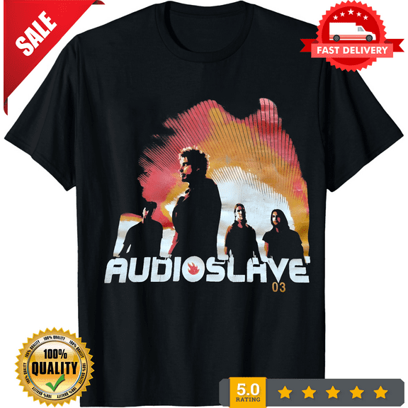 Rare Audioslave Music For Lovers Black T-Shirt Cotton Full Size JK698, LIMITED EDITION-TH67128