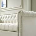 thumbnail image 6 of Modway Heritage Performance Velvet Sofa in Ivory, 6 of 7