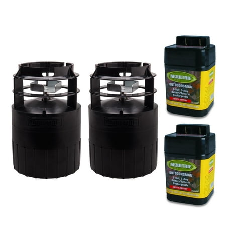 Moultrie 360 Pro Hunter Deer Feeder Kits 6 Volt Rechargeable