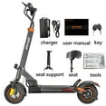 thumbnail image 3 of IENYRID Electric Scooter for Adults with Seat, 800W 12.5Ah Electric Commute Scooter, 3 Speeds Kids Electric Skateboard E-scooter Bikes, up to 28mph & 30miles Range, 3 of 14