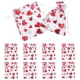 thumbnail image 1 of 100 bolsas de organza con forma de corazón, bolsas para dulces, bolsas para joyas, bolsas de regalo pequeñas con cordón, bolsas de recuerdo con forma de corazón, 1 of 7