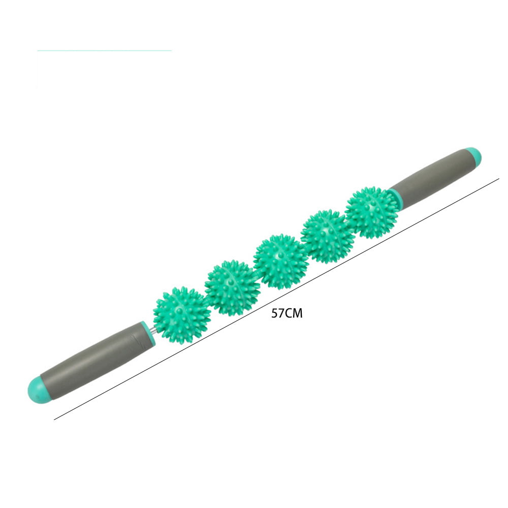 Details about   Danda Yoga Stick for Deep Kneading Tissue Massage Acupuncture Spiky Balls Light 