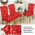 thumbnail image 2 of Fall Pumpkin Chair Covers for Dining Room Set of 6 Autumn Stretch Dining Chair Slipcovers 6 Pieces Seasonal Washable Removable Seat Protector 6 Pack Thanksgiving Decor for Home and Party, 2 of 6