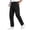 Black, variant on Men's Straight Western Gurkha Pants Slim Fit Pleated Front Chino Dress Pants Casual Stretchy Tapered Trousers