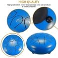 thumbnail image 2 of Tambor HUOGUO de acero, 8 notas, 15 cm, con mazas, color azul, 2 of 5
