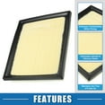 thumbnail image 3 of Engine Air Filter No.17801-37021 Air Flow Intake Filter for Toyota Prius 2010-2015 for Lexus CT200h, 3 of 7