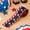 D, variant on Independence Day Patriotic Ribbon 5M Wired Flag Ribbon,Red White Blue Star Stripe Craft Ribbon for Party Decorations DIY Garlands Bows Gift Wrapping,4th of July Memorial Day Celebration-E