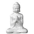thumbnail image 7 of Sienna Ceramic Meditating Buddha Figurine in Anjali Mudra, 7 of 7