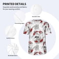 thumbnail image 5 of Rocae Koi Fish for Breathable Men's Baseball T-Shirt Fashionable Casual Baseball Jersey, Moisture-wicking Sportswear XX-Large, 5 of 9