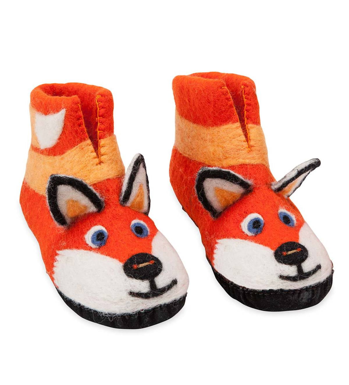 Boiled wool animal slippers Clearance