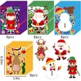thumbnail image 3 of 24 pegatinas de regalo para fiestas navideñas infantiles, haz tus propias pegatinas navideñas DI, 3 of 5
