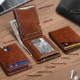 thumbnail image 2 of Billetera BULLIANT de piel delgada con bloqueo RFID para hombre, 2 of 7
