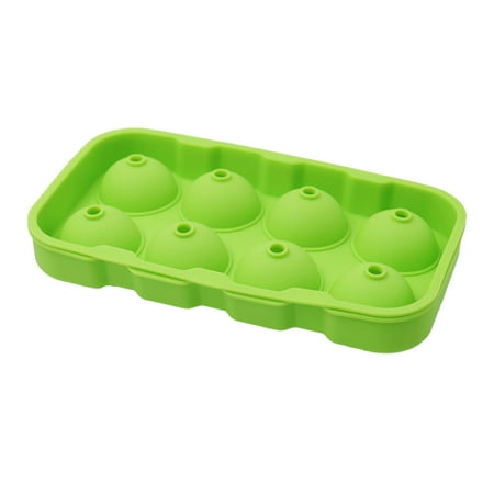 

Meizhencang Ice Ball Mold 8 Cells Easy to Release Silicone Spill Resistant Ice Cube Tray for Bar