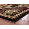 thumbnail image 2 of United Weavers Rustic Forest Aztec Diamond Multi Hand-Carved Area Rug or Runner, 2 of 9
