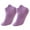 Purple, variant on 6 Packs Women's Socks Yoga Silicone Non Slip Fitness Floor Trampoline Short Socks