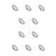 thumbnail image 2 of Naiovety Llavero con hebilla en forma de D, tornillo de liberación rápida, mosquetón de bloqueo, conector de cadena de viaje para acampar, M3 10Conjunto, 2 of 6