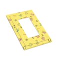 thumbnail image 7 of DouZhe 1-Gang Decorator/Rocker Wallplate, Lollipop Sun Cube Kite Doodle Decorative Wall Plates, 7 of 7