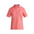 thumbnail image 5 of Free Assembly Men's Long Placket Polo Shirt with Short Sleeves, Sizes XS-3XL, 5 of 5