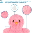 thumbnail image 4 of Juguete de Peluche Best Pet Supplies Rosa para Perros Cachorros y Adultos en Forma de Pollo Arrugado, 4 of 5