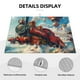 thumbnail image 3 of Fotbe Beautiful Red Train Hot Air Balloon Alfombrilla de Secado para Cocina con Estampado, 18x24 Pulgadas, 3 of 7
