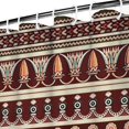 thumbnail image 4 of Extra Long Boho Shower Curtain 72x84 Inches - Vintage Floral & Tropical Leaves Pattern, Waterproof Bohemian Bathroom Decor with 12 Hooks, Tribal Rustic Style, 4 of 5