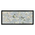 thumbnail image 2 of Stupell Industries Delicate Little Birds Between Cherry Blossom Branches Painting Gray Framed Art Print Wall Art, Design by Sally Swatland, 2 of 5