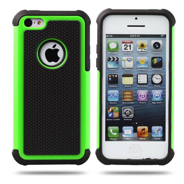 Funda de silicona dura a prueba de golpes para iPhone 4, 4s, 5, 5S, 6, 7, 8 Plus, X, XS Fivean unisex