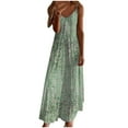 thumbnail image 3 of ZVAVZ Beach Dresses for Women 2025 Vacation,Women Vinatge Floral Sleeveless Maxi Sun Dress Strap V Neck Ankle Casual Long Dresses Multicolor,L, 3 of 6
