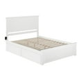 thumbnail image 3 of Pemberley Row Solid Wood White Platform Bed Cottage Design 64.63" x 83.5", 3 of 7
