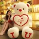 thumbnail image 3 of Peluche de oso de peluche gigante de 80/100 cm, tamaño grande, rosa, suave, para novia, esposa, cumpleaños, día de San Valentín, 3 of 5
