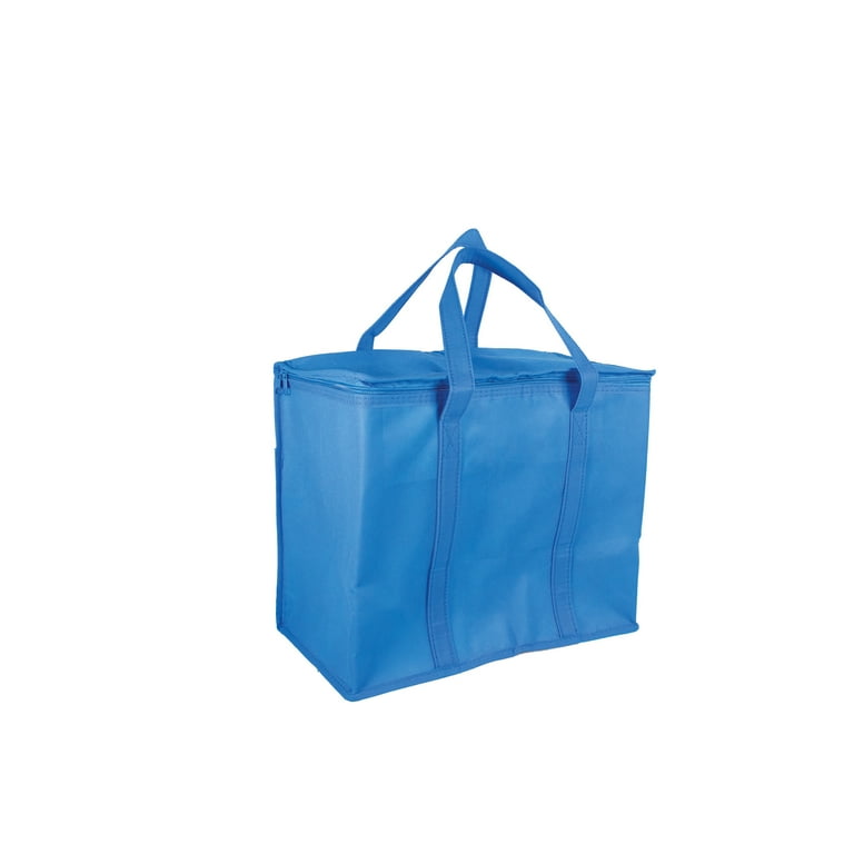 Walmart Premium Reusable Insulated Freezer Bag Blue Walmart