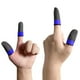 thumbnail image 2 of Manga De Las Yemas De Los Dedos Manga de dedo para juegos para PUBG Game Controller Glove Fingertips (negro + azul), 2 of 6