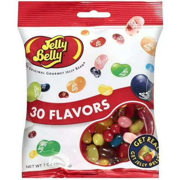 Jelly Belly 30 Flavors Jelly Beans, 7 Oz. pack of 2